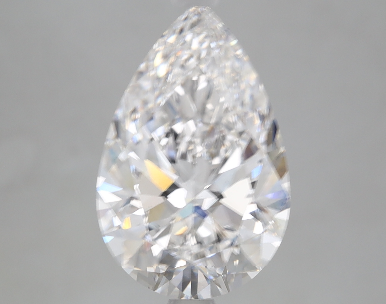 3.88 Carat Pear Cut Lab Diamond