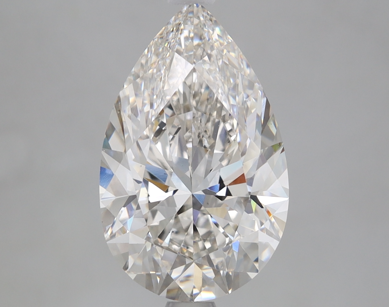 3.7 Carat Pear Cut Lab Diamond