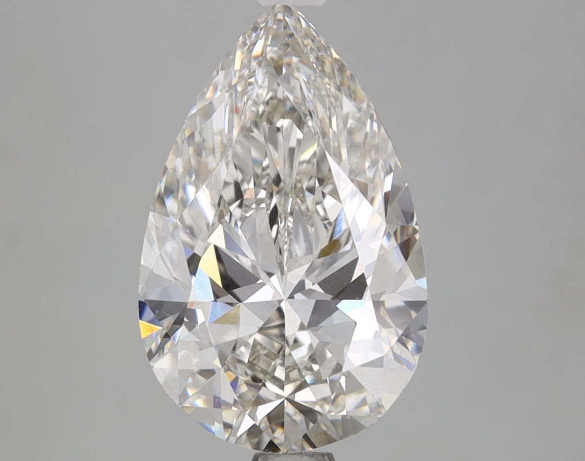 2.6 Carat Pear Cut Lab Diamond