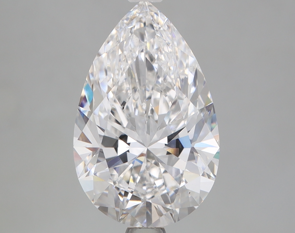 3.25 Carat Pear Cut Lab Diamond