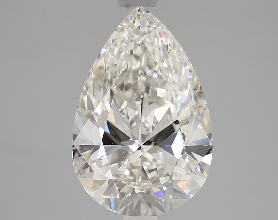 2.96 Carat Pear Cut Lab Diamond